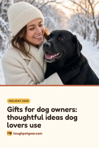 Pinterest pin: Gifts for dog owners and dog lovers from Tough Pet Gear